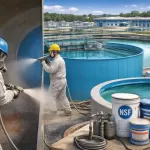  How to coat a water treatment facility: NSF certification, surface prep, and system selection explained