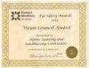  OSHA 2012 Eye Safety Award