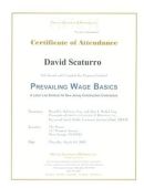  Prevailing Wage Basics - Certificate of Attendance