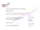  Concrete Coatings Inspector Certification