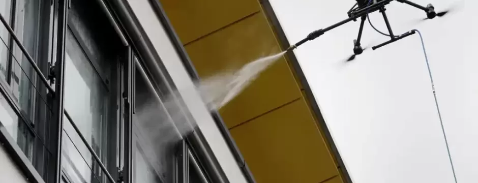 Drone Power Washing: The Future of Industrial Facility Cleaning Is Already Here