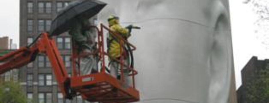  Project: Restoration of Spanish Sculptor Jaume Plensas Echo at Madison Square Park Conservancy, NYC