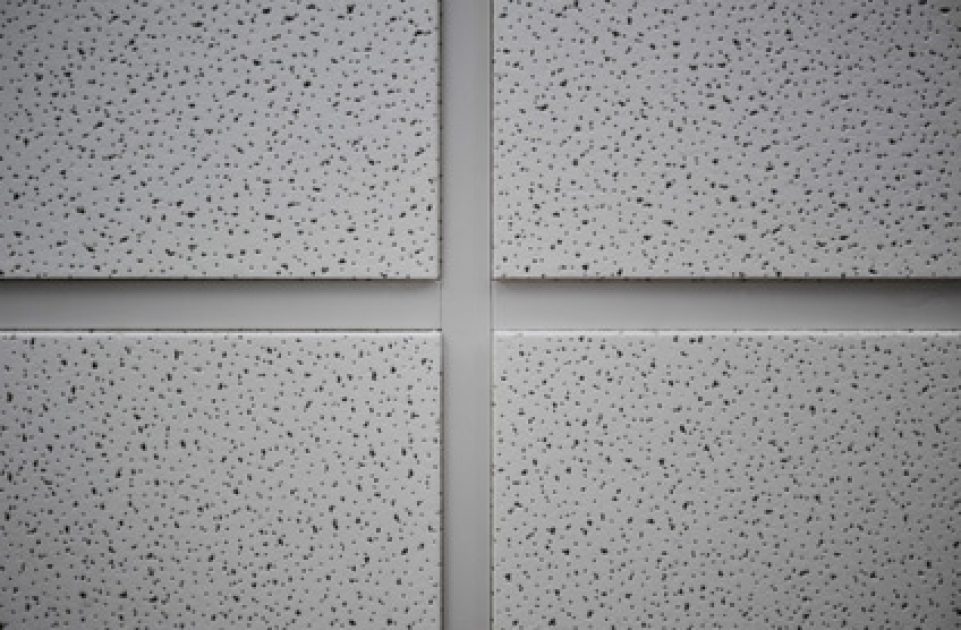 Acoustical Ceiling Tile Painting, Painting Drop Ceiling Tiles Black