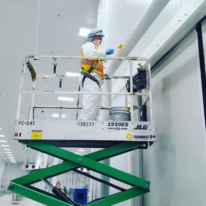 Project: Stellar Management - Blue Apron Warehouse Painting