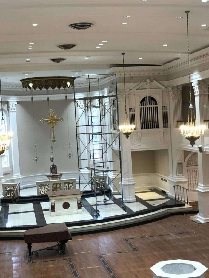  Project: Commercial Church Interior Painting, Short Hills, NJ Client: Archdiocese of Newark