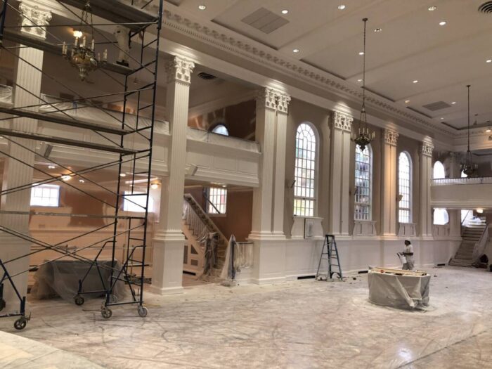  Project: Commercial Church Interior Painting, Short Hills, NJ Client: Archdiocese of Newark