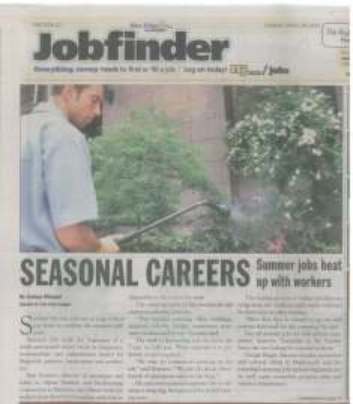  NJ Star Ledgers Front Page Article: Seasonal Careers at Alpine