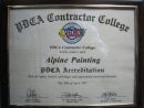  PDCA Contractor College Accreditation
