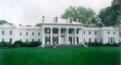 Official residence of the governor of New Jersey, the Drumthwacket Mansion following exterior restoration by Alpine Painting.