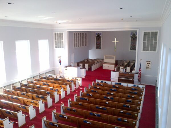 Inside Pleasantdale Presbyterian Church, West Orange NJ after church renovation by Alpine in 2013. Places of Worship